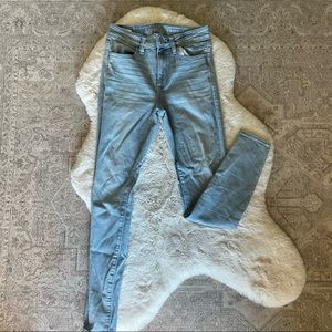 Light Wash AEO Skinny Jeans